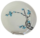 RED WING POTTERY DRIFTWOOD Dinner Plate Blue Flower 11"