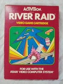 River Raid (Atari 2600) Complete In Box CIB Tested (A019)