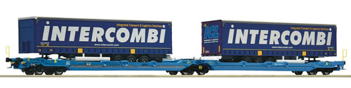 Roco 6600035 Containertragwagen Eurowaggon Ep 6 Auf Wunsch Märklin Achsen gratis | Condition: Neu