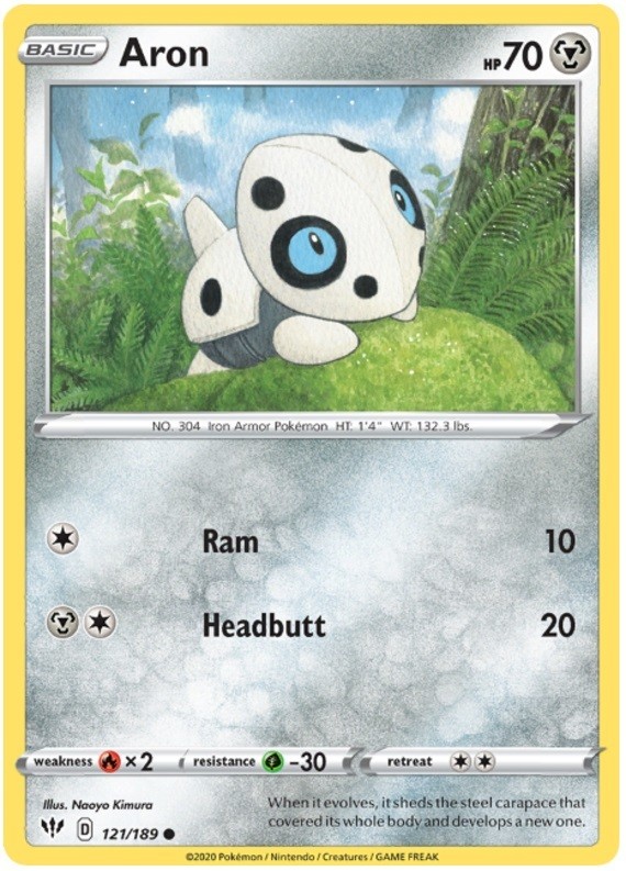 Aron - 121/189 - Common - Near Mint
