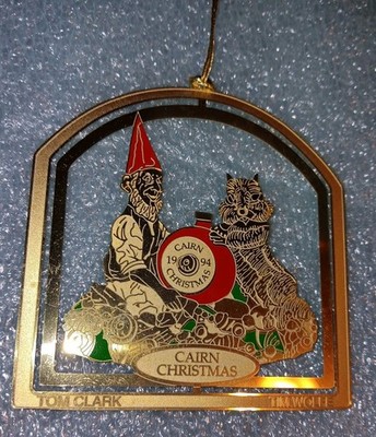 Tom Clark Gnomes 1994 Cairn Christmas Collector's Ornament Tim Wolfe 
