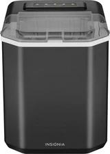 Insignia- 16 lb. Portable Icemaker with Ice Scoop and Scoop Holder - Black