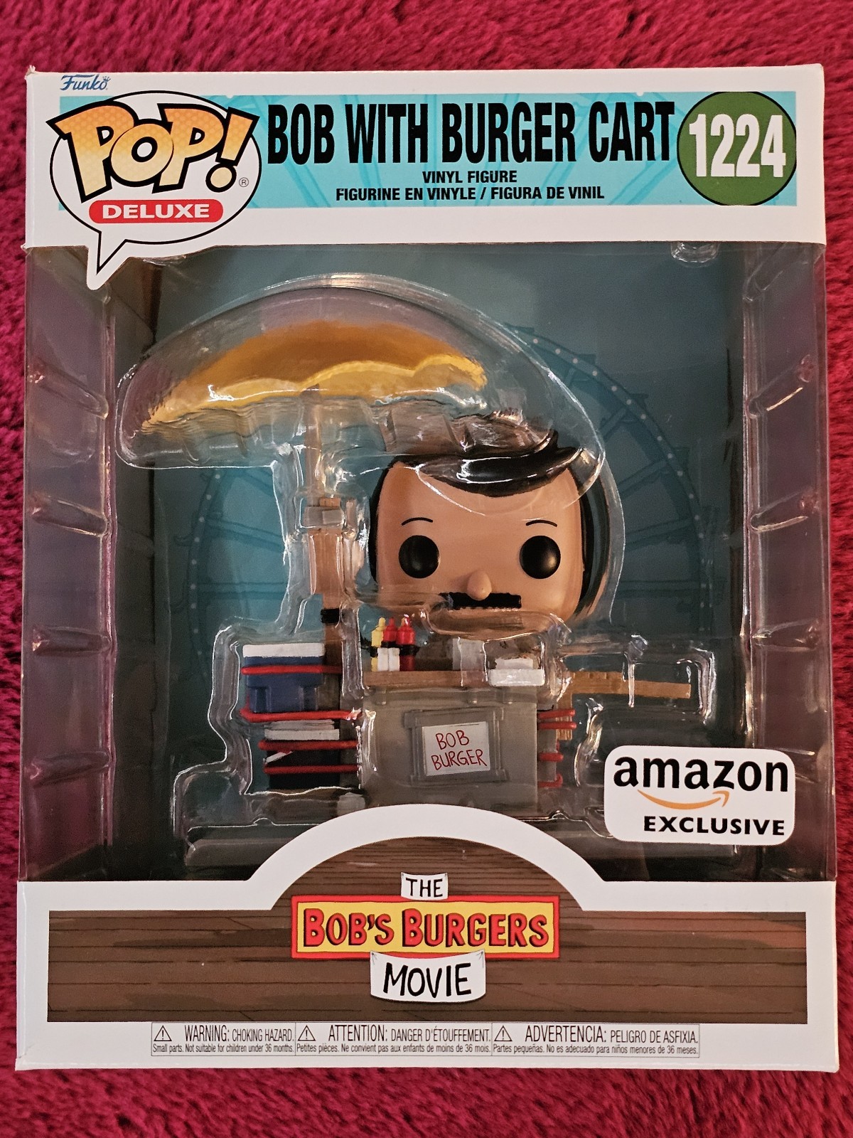 Funko Pop! Deluxe: Bob's Burgers - Bob With Burger Cart - Am
