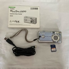 Canon Digital Camera PowerShot A400 3.2MP Blue with 512mb SD card