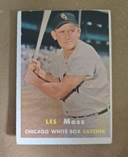 1957 Topps Baseball #213 LES MOSS Chicago White Sox