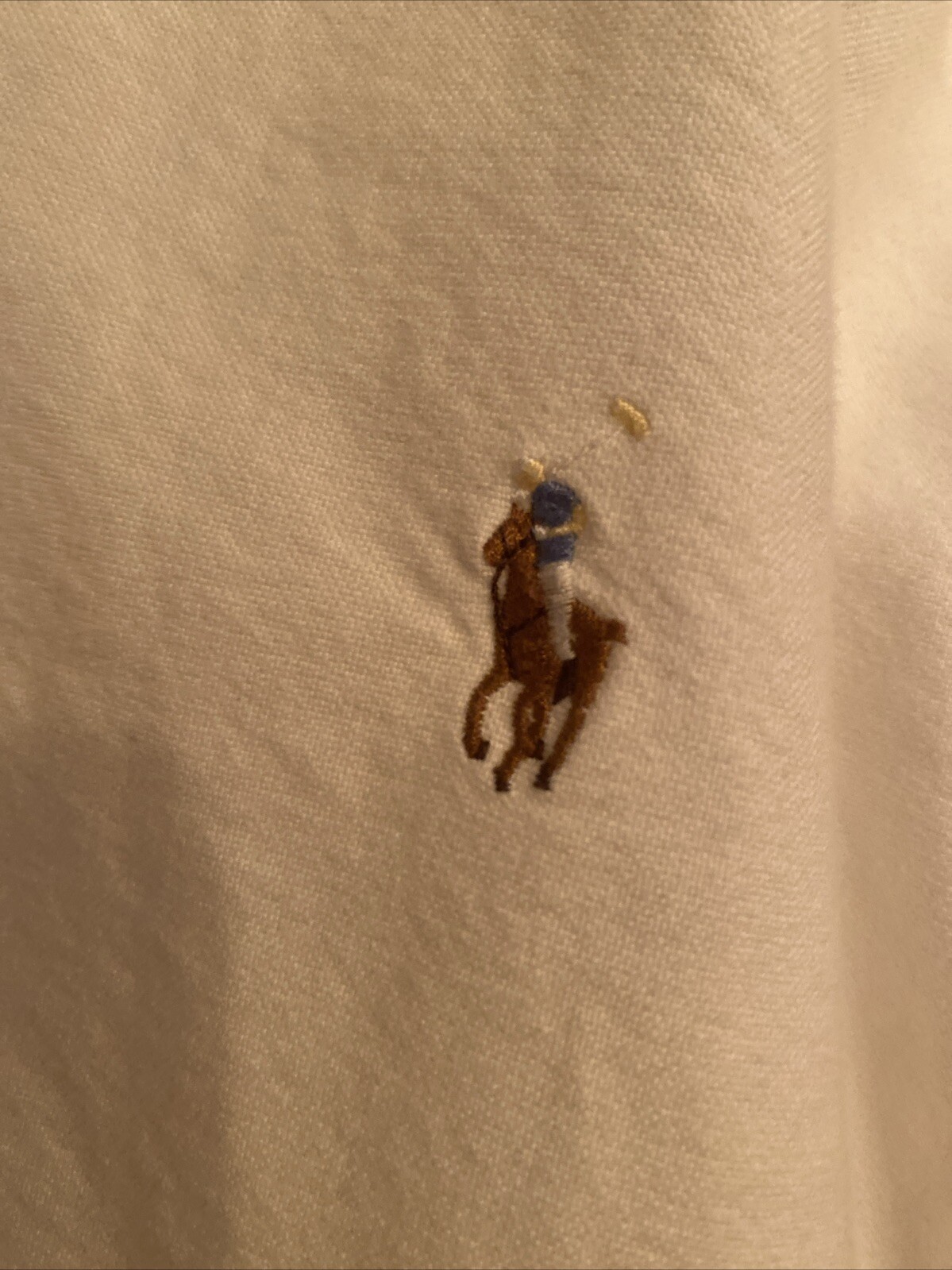 Ralph Lauren Solid White Button Down Shirt Men Me… - image 3