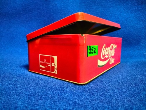 952- COCA COLA SCATOLA RETTANGOLARE IN LATTA VINTAGE RARA - Bild 9 von 15