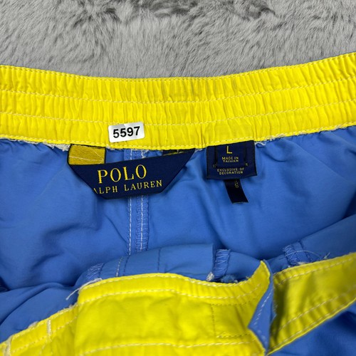 Polo Ralph Lauren Shorts Mens Large Cargo Swimming Beach Nylon Outdoor - Picture 4 of 13