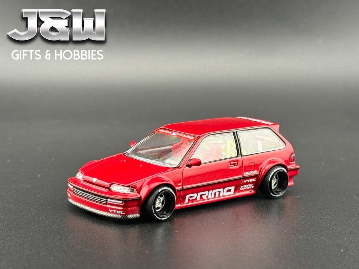 Kaido House x Mini GT Honda Civic (EF) Kaido Works V2- M Red
