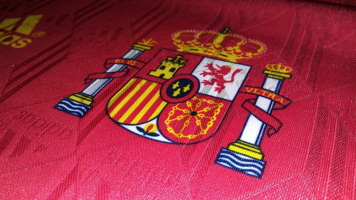 1998 SELECCION ESPAñA HOME ADIDAS XL L JERSEY RFEF SPAIN