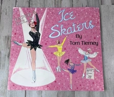 1995 TOM TIERNEY PAPER DOLL BOOK: ICE SKATERS CUT-OUTS 3 DOLLS Uncut