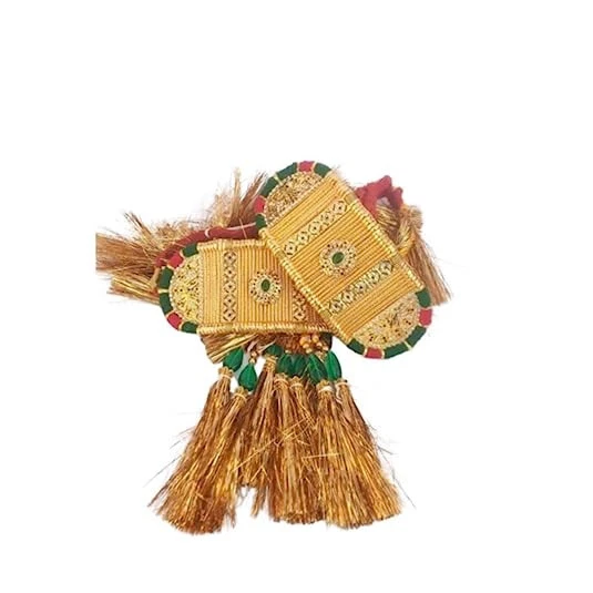 Traditional Rajputi Jewellery Glass Stone Multicolor Bajubandh For Women