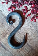 S Haken 7 cm  Verlängerung Blumenampel Laterne Deckenhaken  Eisen Antiklook