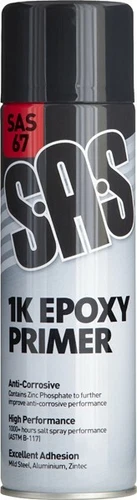6 x SAS 1K Epoxy Primer 500ml Spray Aerosol - Matt Red Oxide - SAS67