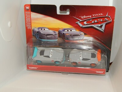 mattel disney pixar cars 2-pack rust-eze racing center gabriel