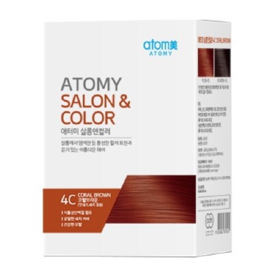 ATOMY Salon & Color #Coral Brown Self Hair Dye  Hair Care & Styling K-Beauty
