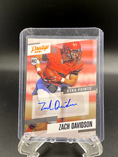 2021 Chronicles Prestige Draft Zach Davidson Xtra Points RC Auto PS-ZDA Bills