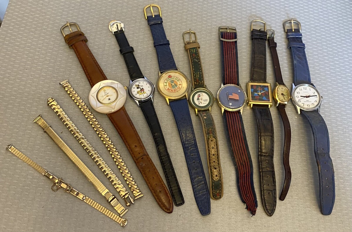 Vintage Women Watch Lot Mickey Mouse Timex Gloria Vanderbilt  display picture 2