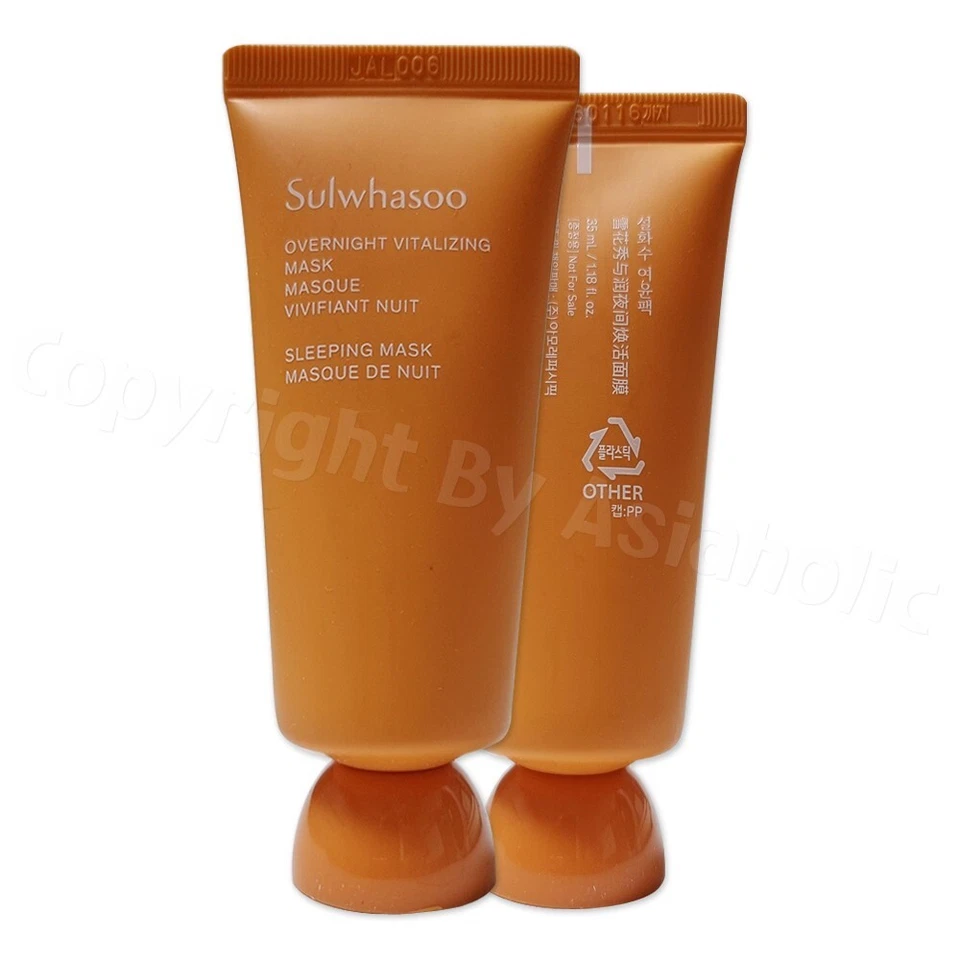 Sulwhasoo Overnight Vitalizing Mask 35ml x 3pcs (105ml) Sample Newest Version - Image 4 of 4