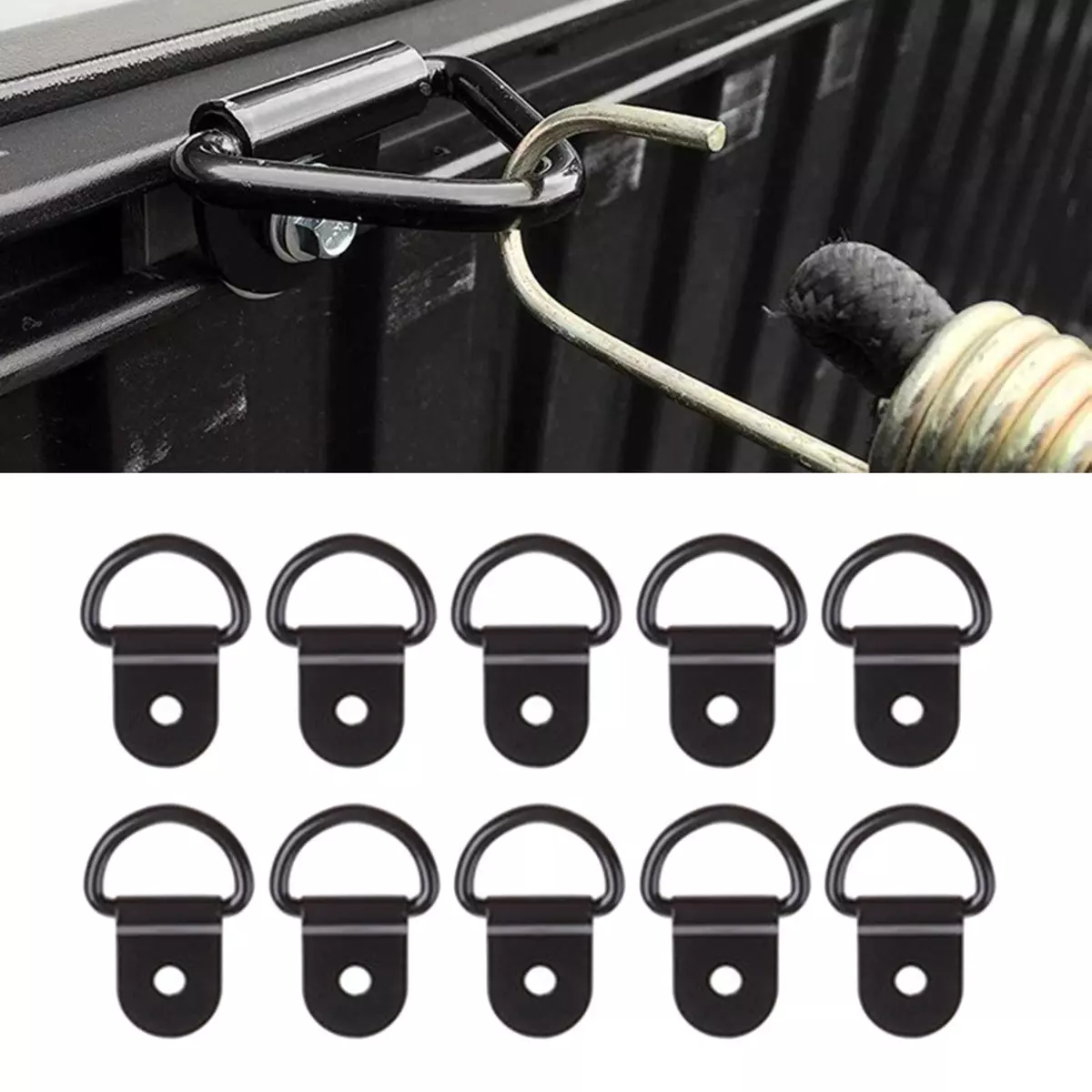 Steel d shop ring tie down
