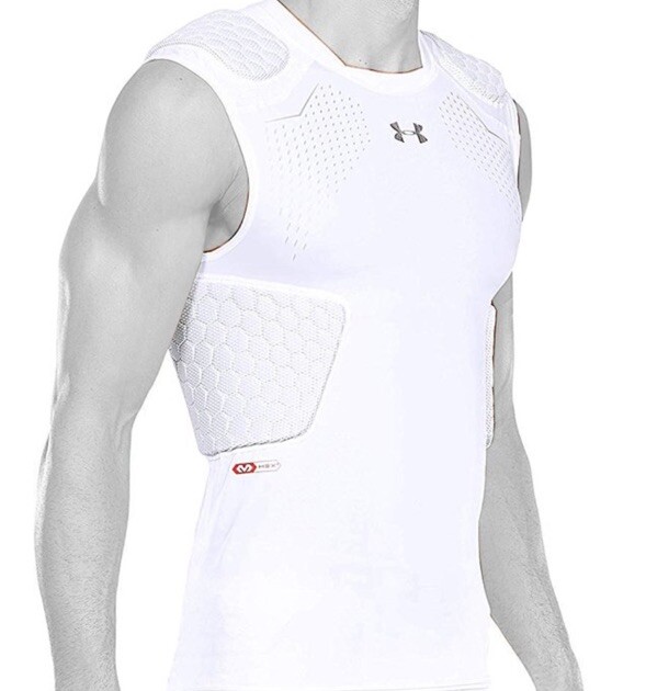 Under Armour Men's 5Pad Top Pro McDavid Padded Chest Shirt Medium eBay
