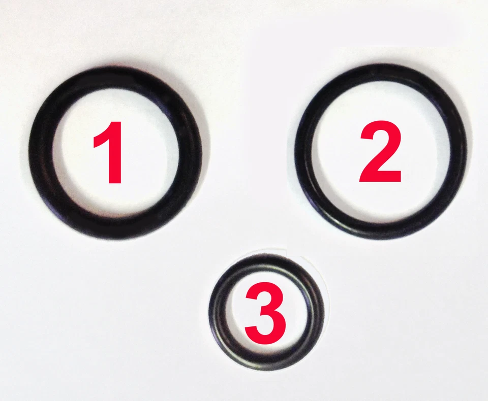 2 SETs: 6 O-Ringe Dichtungen Philips Perfect Draft Zapfanlage HD3600 3610 3620 - Bild 2 von 2