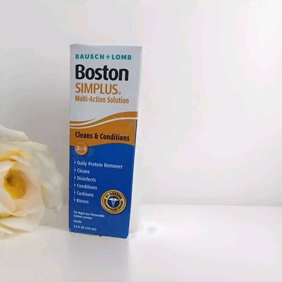 Bausch & Lomb Boston SIMPLUS MultiAction Protein Remover 3.5oz Exp:01/09/2026