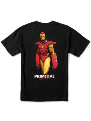 Primitive Marvel x Moebius Iron Man Men's T-Shirt Size Large Black New ...