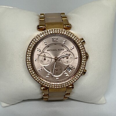 Michael Kors Parker MK5896 Women's Two Tone Analog Dial Quartz