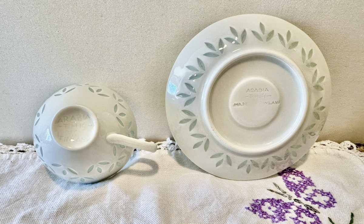 Arabia Finland Friedl Holzer Kjellberg Rice Grains Porcelain Cup