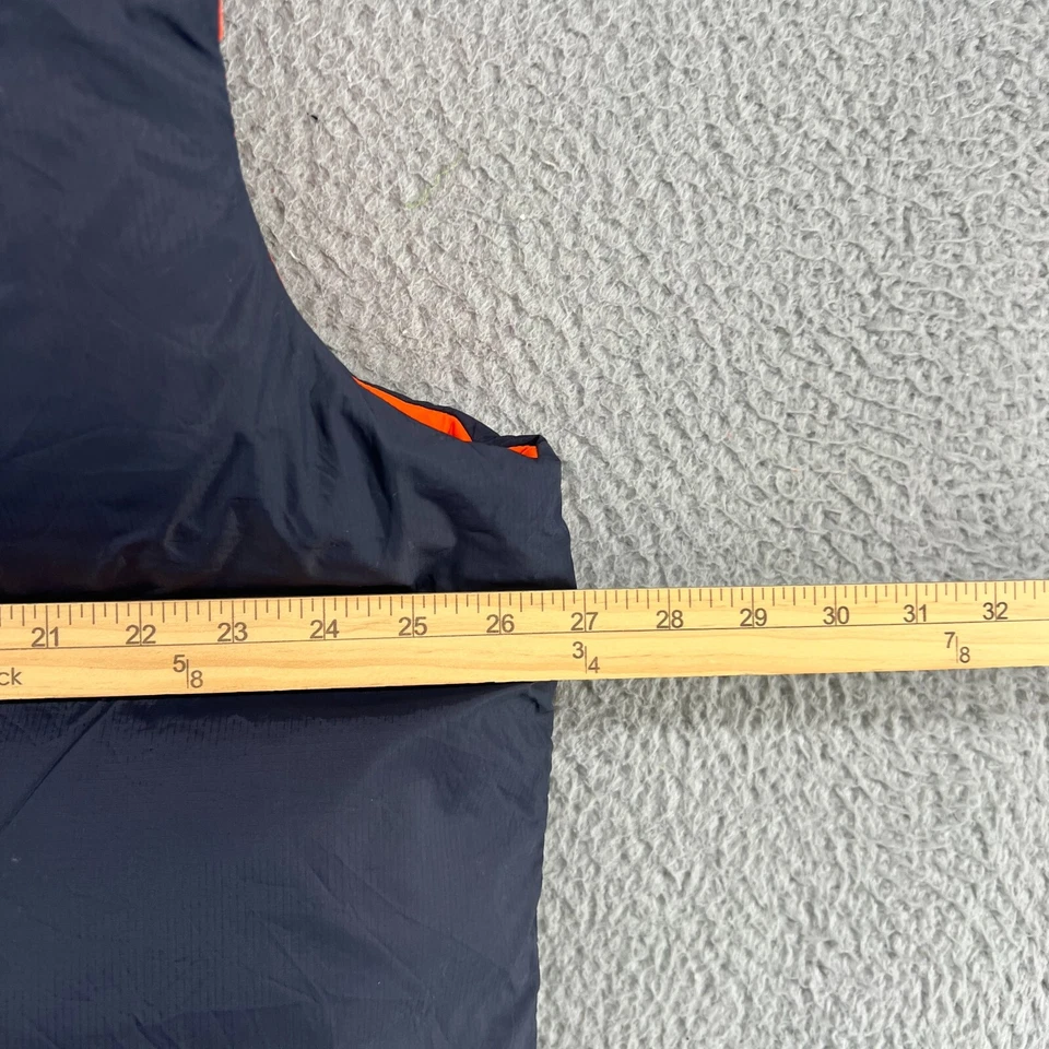 Nautica Chaleco Chaqueta Para Hombres 2XL XXL Plumón de Ganso Puffer Simulación Cremallera Completa Reversible * Foto 3 de 4