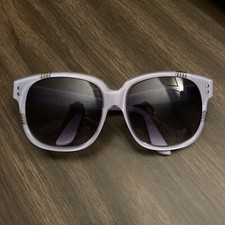 Vintage Emmanuelle Khanh 8080 47 Bis Sunglasses Frame France 80s Lavender Purple