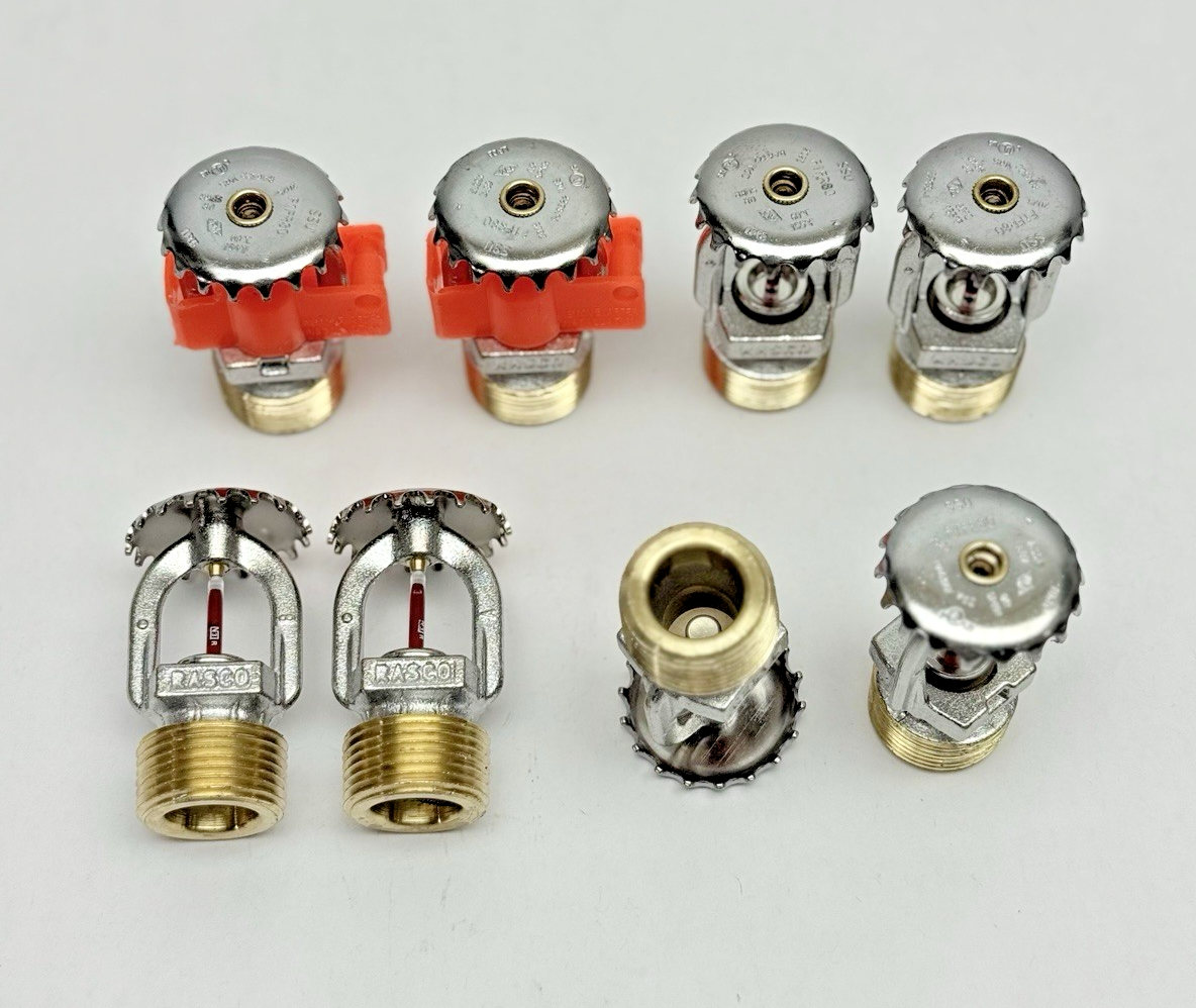 8 RA6322 Rasco White Brass Fire Sprinkler Heads 3/4 F1FR80