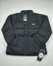 Mountain Hardwear Nevadan 650 Down Jacket Winter Parka Mens Size XL Black. NWT