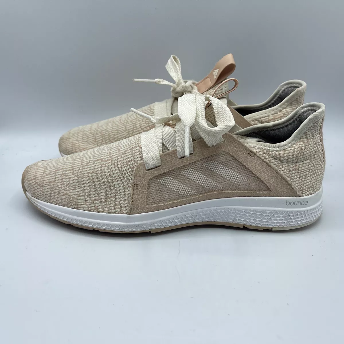 Adidas Edge Lux Sneakers Shoes Women s Size 10 Beige Athletic