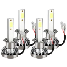 4x H1 LED Headlight Bulbs Conversion Kit High Low Beam 6000K Xenon Super White