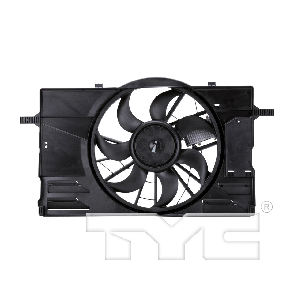 Conjunto de ventilador condensador y radiador doble para Volvo C70 2006-2013 TYC 2007 2008 Foto 2 de 4