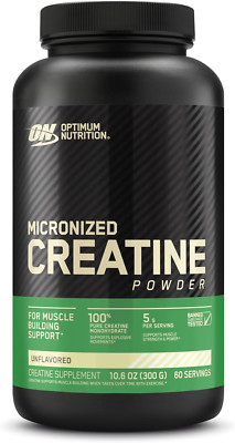 Micronized Creatine Monohydrate Powder, Unflavored, Keto Friendly, 60 Servings (