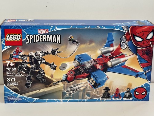 Lego Spiderman Spiderjet VS. Venom Mech 76150 673419320412 | eBay
