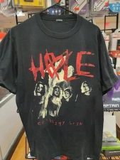 HOLE Band Shirt, Hole Retro Style Black Short Sleeve Unisex Tshirt S-5XL