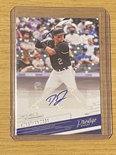 Yonathan Daza 2021 Panini Chronicles Prestige Auto Autograph Rockies