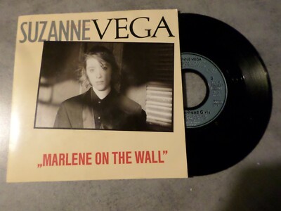 Suzanne Vega, 45 RPM, Marlene On The Wall, Vinyl 7'', Vintage