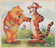 Winnie the Pooh and Tigger Counted Cross Stitch Chart No. 10-40