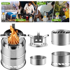 Soleader Portable Wood Burning Camp Stoves Compact Gasifier Stove Twig for  3rd for sale online | eBay