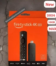 2024-Amazon Fire TV Stick 4K Max 16GB streaming device, supports Wi-Fi 6E, NEW**