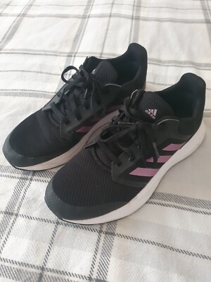 ladies black adidas trainers