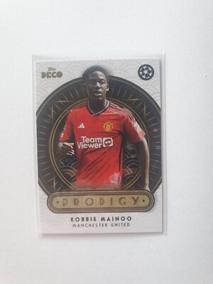 Kobbie Mainoo   Topps Deco UEFA Club Competitions 2023/24 - Prodigy UCC 23/24