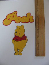 WINNIE THE POOH Die Cut Paper Pieces 2 Pieces Not printed