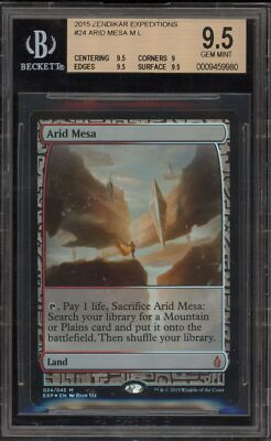 Magic the Gathering MTG Arid Mesa Zendikar Expeditions Foil #24