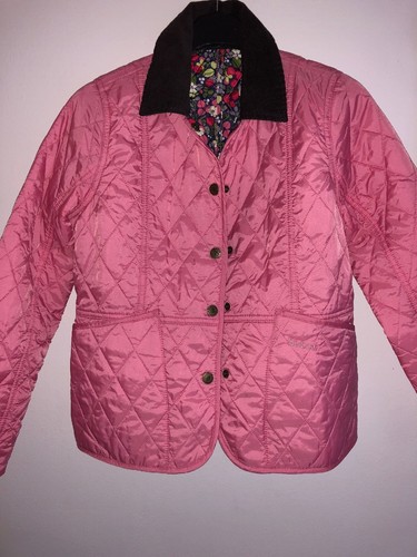 🎁NEW BARBOUR GIRLS QUILTED JACKET WITH 